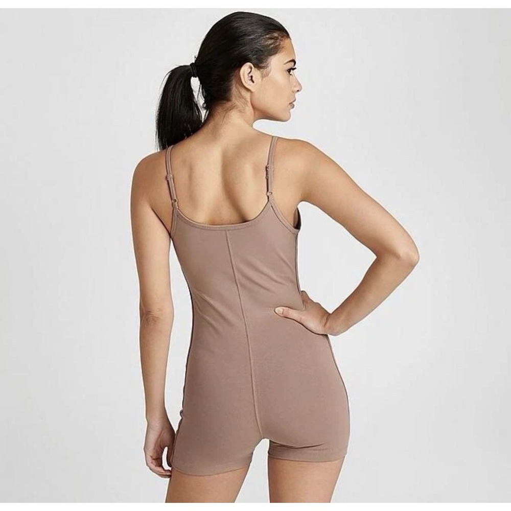 Nike Sportswear Body Suit One Piece Brown Womens Sz Medium Nude Desert Dust - Picture 3 of 15